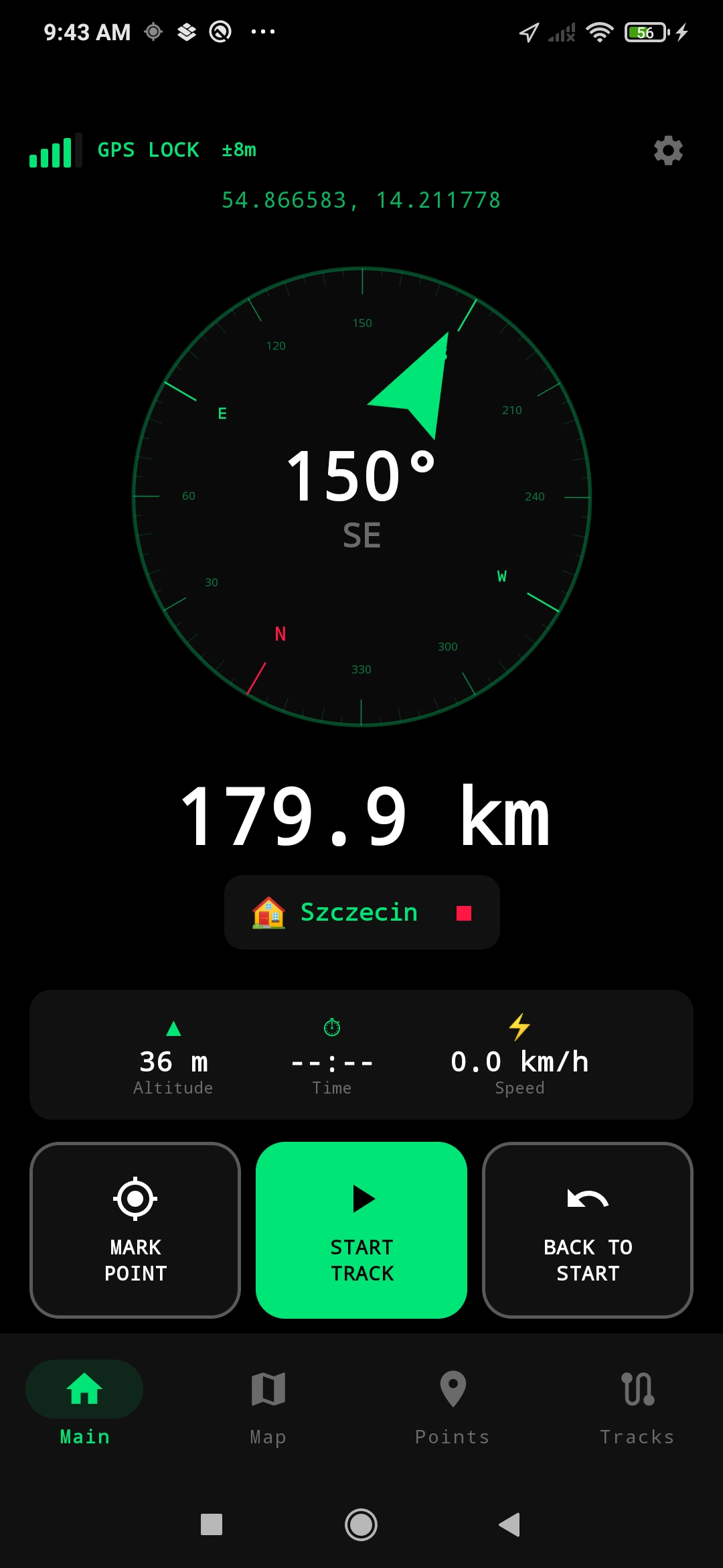 BackTrack screenshot