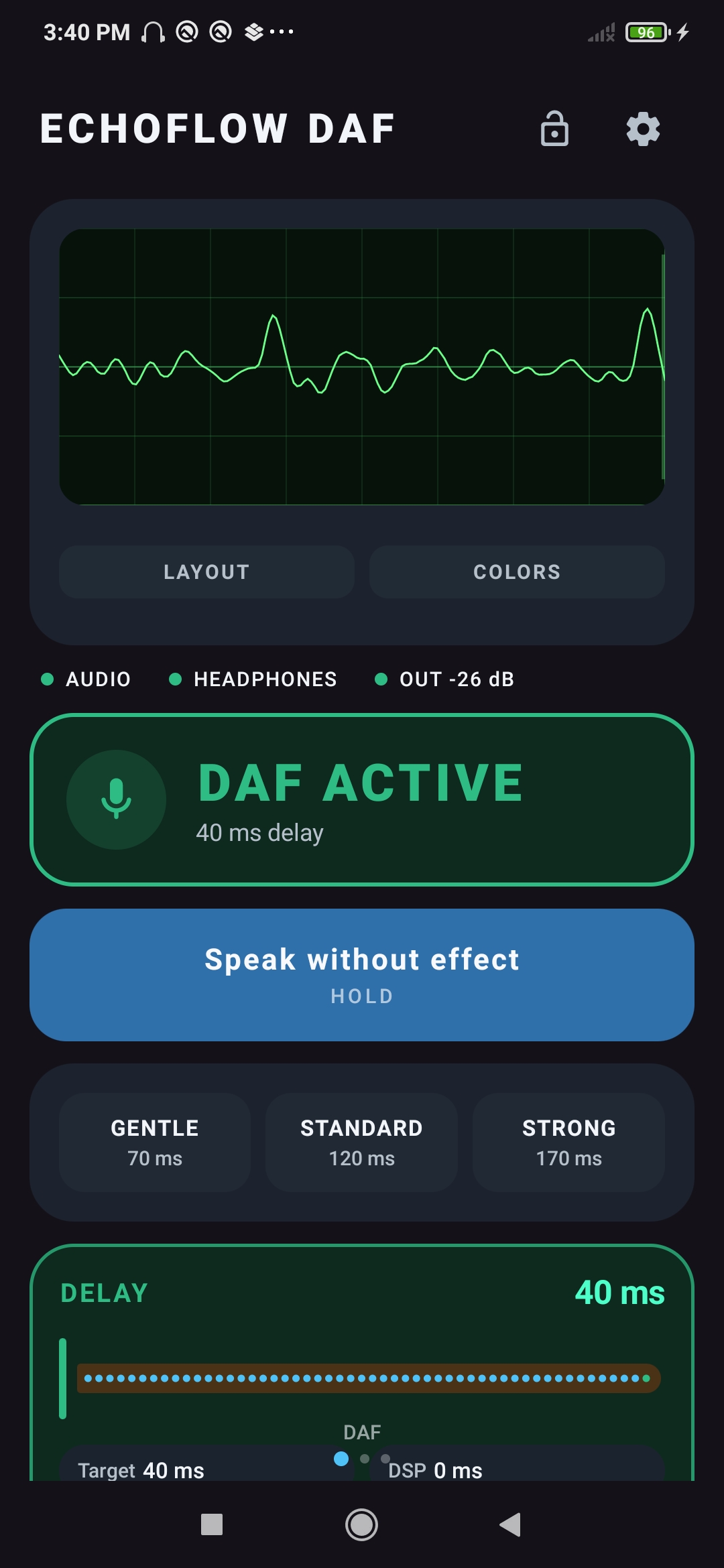 EchoFlow DAF screenshot